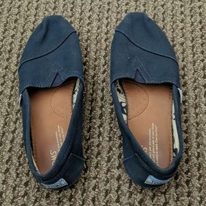 Navy Blue TOMS